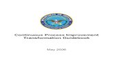 Continuous Process Improvement Transformation Guidebook Continuous Process Improvement Transformation