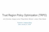 Date: January 21, 2020 Trust Region Policy Optimization (TRPO) …wangjk/slides/CS2621_TRPO_PPO.pdf · 2020-02-28 · Trust Region Policy Optimization (TRPO) John Schulman, Sergey