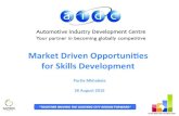 Market Driven Opportuni0es for Skills Development - Cape Mediacms.capemedia.co.za/file... · Market Driven Opportuni0es for Skills Development Por0a Mkhabela 26 August 2016 Table