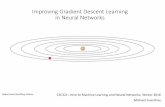 Improving Gradient Descent Learning in Neural Networksguerzhoy/321/lec/W10/sgd.pdf · Stochastic Gradient Descent •If the dataset is highly redundant, the gradient on the first