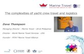 The complexities of yacht crew travel and logistics€¦ · Greece Netherlands Philippines Singapore What is marine travel ? Multi-national crew Travelling further to/from vessels