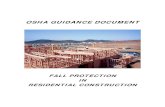 OSHA GUIDANCE DOCUMENT - Super Anchor Safety€¦ · On December 16, 2010, OSHA issued STD 03-11-002, Compliance Guidance for Residential Construction, which rescinds STD 03-00-001,