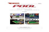 GAME DESIGN DOCUMENT - Richard Hill-Whittall · 11 game rule types- including 6 different pool games, 4 snooker games and billiards Extensive player rewards unlock new game venues,