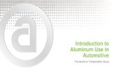 Introduction to Aluminum Use in Automotive1pp2jy1h0dtm6dg8i11qjfb1-wpengine.netdna-ssl.com/... · 2014 F150 (kg) Aluminum 2015 F150 (kg) Wt. Savings (kg) % Savings Hood 10.9 (Alum)