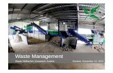 Waste Management - World Trade Organization · Source: N:\Fotos\Anlagen\Slowakei\RDF_Malacky\Foto\print_kvalita Waste Management Martin Wellacher, Komptech, Austria Geneve, November