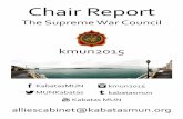 The Supreme War Council - Kabatas Model UN Conference · The Supreme War Council (SWC) (also known as the Anglo-French Supreme War Council), not to be confused with the Japanese body,