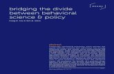 bridging the divide between behavioral science & policy · 2017-10-16 · Back Left Back Right Front Left Front Right Compatible Back Left Back Right Front Left Front Right Figure