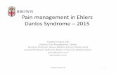 Pain management in Ehlers Danlos Syndrome – 2015Pradeep Chopra, MD 22 Pradeep Chopra, MD 23 Causes of headaches 1 1. Arnold Chiari malformation 2. Cervicogenic HA –from muscles