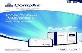 Premium Oil-Free Rotary Scroll Compressors - compair.com · CompAir have been at the forefront of oil-free compressor design and manufacture for over 90 years, and are committed to