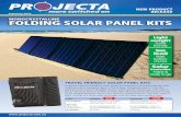 MONOCRYSTALLINE FOLDING SOLAR PANEL KITS · 2019-11-21 · In-Built Solar Controller Maintains your battery in peak condition and protects against overcharging and solar discharge