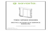 TWO-SPEED DOORS - Advanced Lift Solutionsadvancedliftsolutions.com/...speed_doors_installation_manual_00059… · Two-Speed Door Installation and Service Manual (PN 000597, Rev. 12-m04-2010)