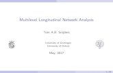 Tom A.B. Snijders - Oxford Statisticssnijders/siena/Net_Longi_Napels2017.pdf · A1. Actor-Oriented Model for Network Dynamics Network Panel Data E.g.: Study of smoking initiation