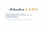 RESOURCE REPORT 1 · ALASKA LNG PROJECT DOCKET NO.PF14-21-000 DRAFT RESOURCE REPORT NO. 10 ALTERNATIVES DOC NO: USAI-EX-SRREG-00-0010 DATE: FEBRUARY 2, 2015 REVISION: 0 PUBLIC VERSION