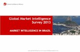 MARKET INTELLIGENCE IN BRAZIL · IGlobal Market Intelligence Survey 2013 I 15 • 96% of surveyed Brazilian companies agree that they have benefited from market intelligence. •