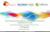 Brief History of the UNFCCC and its Kyoto Protocol ...cdn.inventarte.net.s3.amazonaws.com/cop20/wp... · 3 UNFCCC: A BRIEF HISTORY 35 years of global cooperation 1979 - The first