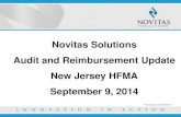 Novitas Solutions Audit and Reimbursement Update New ...€¦ · Novitas Solutions . Audit and Reimbursement Update . New Jersey HFMA . September 9, 2014 . Proprietary and Confidential