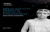 BRAIN ACTIVITY PREDICTS SOCIAL TV ENGAGEMENT · Twitter promotions, and show-driven Twitter engagement (i.e., actors and creators posting Tweets in real time during shows or promoting