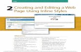 HTML 2Creating and Editing a Web Page Using Inline Stylesgradeportfolio.com/online_books/IT_Books...HTML 36 HTML Chapter 2 Creating and Editing a Web Page Using Inline Styles General