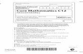 Advanced Level Core Mathematics C12 - Edexcel · 10.01.2017  · Tuesday 10 January 2017 – Morning Paper Reference Time: 2 hours 30 minutes P48324A ©2017 Pearson Education Ltd.