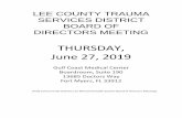 THURSDAY, June 27, 2019 - Lee Health | Lee Health · (Mark Atkins, Controller Acute Care) 5. Operations Report (Accept) ... Tiffany Esposito (CV/Resume attached) Jorge Quinonez, MD