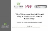 “The Widening Racial Wealth - Insightww1.insightcced.org/.../IASP-Webinar-Presentation...Presentation Title Date Page No. 10 Tom Shapiro, Ph.D. Tom directs the Institute on Assets