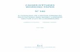 CAHIER D’ÉTUDES WORKING PAPER N° 146 - bcl.lu · Contact: gabriele.difilippo@bcl.lu, frederic.pierret@bcl.lu Disclaimer: This paper should not be reported as representing the