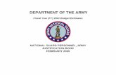 DEPARTMENT OF THE ARMY · General inflation is 2.0% in FY 2019 General inflation is 2.0% in FY 2020 General inflation is 2.0% in FY 2021 Overall, each pay group will experience price