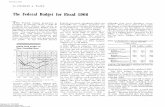 Federal Budget for Fiscal 1966 - St. Louis Fed · The Federal Budget for Fiscal 1966 J_ HE Federal budget presented to Congress in January shows a shift in emphasis from defense and