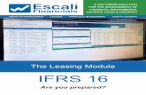 A SOFTWARE SOLUTION FOR THE MANAGEMENT OF FINANCIAL ...escali.no/Portals/0/Escali Financials - Leasing module brochure 2019.… · Get a full overview of all leases and terms in the