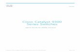Cisco Catalyst 9300 Series Switches Data Sheet · © 2018 Cisco and/or its affiliates. All rights reserved. This document is Cisco Public Information. Page 1 of 35 Data Sheet Cisco