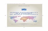 HUMAN SUSTAINABILITY IN A CONTEXT OF WORLD COMPLEXITY · 2020-02-17 · UNIAPAC FOUNDATION HUMAN SUSTAINABILITY IN A CONTEXT OF WORLD COMPLEXITY Report on the working sessions celebrated