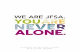 WE ARE JFSA. · Philip M. Cohen Susan L. Bichsel, PhD Dear Friends, For nearly 140 years, Jewish Family Service Association of Cleveland has steadfastly served its mission to strengthen