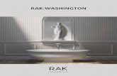 RAK-WASHINGTON · CONSOLLE WASH BASIN Lavabo consolle ... RAK Ceramics flushing systems, allow you to choose using the full flush or the half flush, with different flushing volumes: