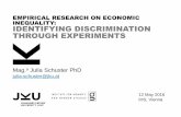EMPIRICAL RESEARCH ON ECONOMIC INEQUALITY: …inequalityresearch.net/docs/SchusterSlides.pdf · 2. Swedish native with Middle-Eastern name; Swedish qual. 3. Middle-Eastern native