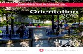 TIME-SENSITIVE INFORMATION2 orientation.osu.edu • 614-292-4161 • orientation@osu.edu orientation.osu.edu • 614-292-4161 • orientation@osu.edu 3 YOUR ORIENTATION PROGRAM DATE