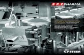 PHARMA - STEERLifesteerlife.com/assets/epz-pharma.pdf · PHARMA STEER is a pioneer and global provider of EPZ parts for Pharmaceutical Hot Melt Extruders (HMEs). STEER's EPZ Pharma