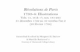 Révolutions de Paris 1793-4: Illustrations · La Veuve Capet à la Guillotine No. 212, du 3 Aout au 28 Octobre, 1793 [Vieux style], p. 97 En montant à l'Echaffaud, Antoinette marcha