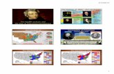 The Election of 1824 –The Candidates€¦ · John Q. Adams won vote, won presidency & appointed Henry Clay as Sect. of State. 2/10/2014 2 “American System” Under Adams Adams