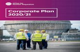 Office for Nuclear Regulation Corporate Plan 2020 to 2021 · 3.1 WearetheUK’sindependentnuclear regulator,withthelegalauthoritytoregulate nuclearsafety,securityandconventional healthandsafetyat36licensednuclearsites