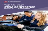 THE CSU 2017 STEM CONFERENCE - California State University...Aug 10, 2011  · Introduction to the CSU 2017 Stem Conference ... 10 Keynote Presentations ..... 16 Day 1, August 10,