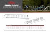 GRID RACK - Saris Infrastructure · GRID RACK The grid rack is a great option for short term bike storage, and easily accommodates smaller bikes in school settings. The Saris grid