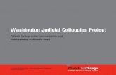 ashington Judicial Colloquies Project - Network · 2019-12-04 · Prepared by TeamChild. The Washington Judicial Colloquies Project Team includes Kim Ambrose, Rosa Peralta, Sarah