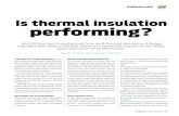 Is thermal insulation performing? - BRANZ Build€¦ · insulation has relatively low thermal resistance. Gaps associated with wall insulation are usually too small for the thermal