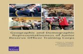Geographic and Demographic Representativeness of the ...€¦ · School Candidate Ranking Factors for the Army, Air Force, Navy, and Marine Corps, 2015..... 37 4.2. JROTC Challenges