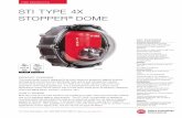 STI TYPE 4X STOPPER DOME - The STI-1229 is for smaller strobe units of the new generation of fire signal