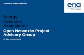 Energy Networks Association Open Networks Project Advisory … · 2018-12-04 · Energy Networks Association Open Networks Project ... currently underway within the industry, not