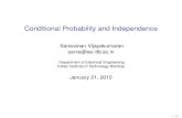 Conditional Probability and Independence sarva/courses/EE325/...آ  Conditional Probability Deï¬پnition