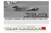 ASSEMBLY MANUAL AND REPLACEMENT PARTS LIST€¦ · The XTM Racing XLB Nitro Monster Buggy is distributed exclusively by Global Hobby Distributors 18480 Bandilier Circle, Fountain