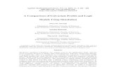 A Comparison of Univariate Probit and Logit Models Using Simulation · 2018-02-14 · Monte Carlo simulation; Goodness-of-fit statistics 1 Introduction Predictive analytics techniques
