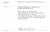 GAO-07-349, FEDERAL REAL PROPERTY: Progress Made Toward ... Federal Real Pro… · Page 3 GAO-07-349 Real Property High Risk executive order have, among other things, designated senior
